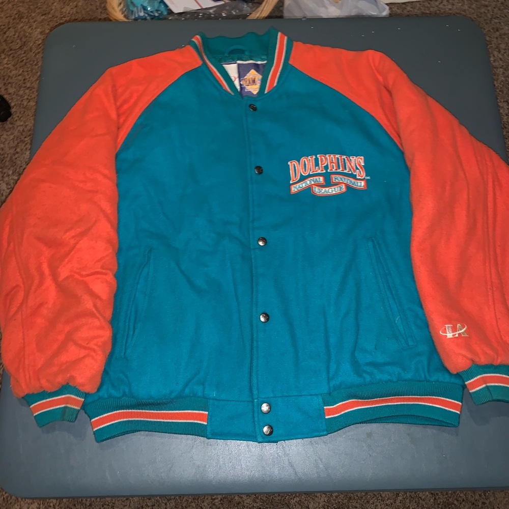 Vintage Miami Dolphins jacket logo athletic